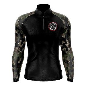 Camisa de Pesca FPS 50+ Militar Camuflado - Play Pesca