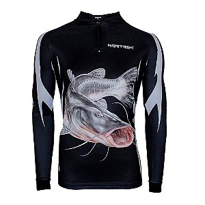 Camiseta De Pesca Masculina Proteção UV50+ Pintado - Nortrek