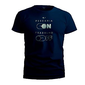 Camiseta Masculina Frases Azul Marinho - Presa Viva