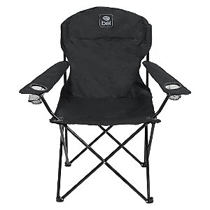 Cadeira Dobrável Araguaia Comfort Max 150kg Preta - Bel