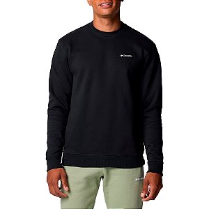 Moleton Masculino Meridian Creek Crew Preto - Columbia