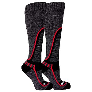 Meia Ski Slope OTC Ski Black MTN Red - Columbia