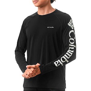 Camiseta Infantil Aurora ML Preto - Columbia