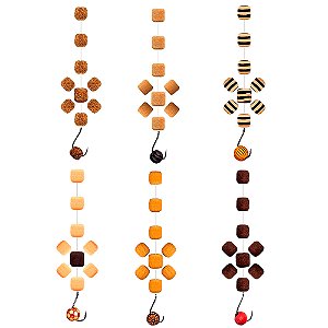 Manhoso Cruzado EVA Ração 9mm - Jr Pesca