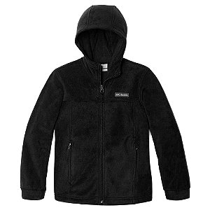 Jaqueta Infantil Fleece C/ Capuz Steens II Preto - Columbia