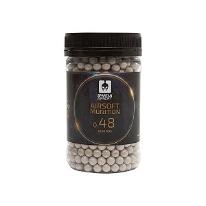 BBs Plasticas Airsoft Sniper 0.48g 1000un. - Spartan