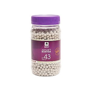 BBs Plasticas Airsoft Sniper 0.43g 1000un. - Spartan