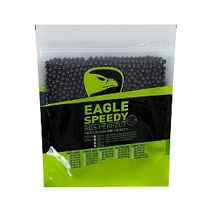 ESFERAS PLASTICAS EAGLE SPEEDY 0.12G 5000 UNIDADES PRETA