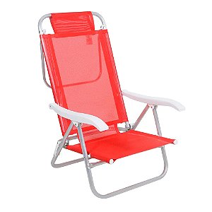 Cadeira Aluminio Sannet Sunny 6 Posiçoes Cores Sortida - Bel