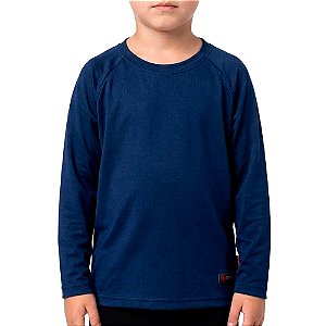 Camisa de Pesca FPS 50+ Infantil Azul Marinho - Play Pesca