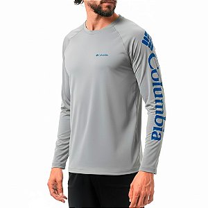 Camiseta Com Proteção M/L Aurora Estampa Cirrus Grey - Columbia