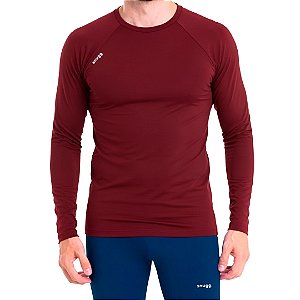 Camiseta Térmica Segunda Pele Proteção UV50+ Vinho - Snugg