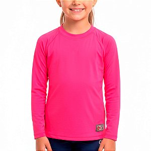 Camisa de Pesca FPS 50+ Infantil Pink - Play Pesca