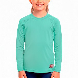 Camisa de Pesca FPS 50+ Infantil Verde Agua - Play Pesca