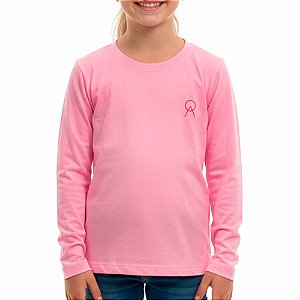 Camiseta Infantil Proteção UV50+ Rosa Pantera - Oro Adventure