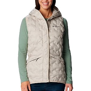 Colete Feminino Delta Ridge II Down Hooded Dark Stone - Columbia