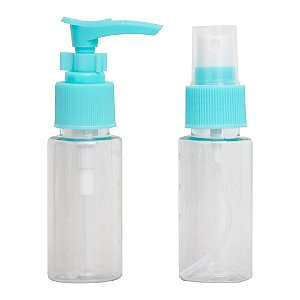 Kit Frascos Para Viagm Em Plástico Cor Sortida - Yins