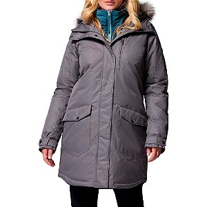 Jaqueta Feminina Suttle Mountain Long Insulated City Grey - Columbia