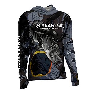 Camiseta De Pesca Masculina XProtection 30146 Tucunaré Ocelo - Mar Negro