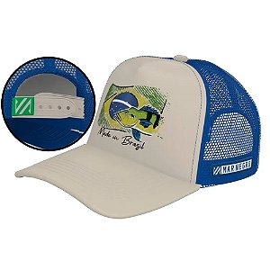 Boné Para Pesca Cichla Brasil - Mar Negro