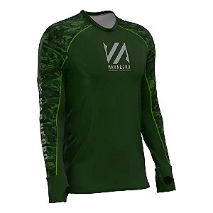 Camiseta Masculina Premium Flex Camo Green - Mar negro