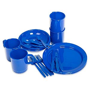 Kit Camp Dinner Set 27 Peças - Nautika