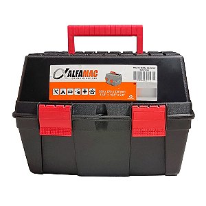 Maleta Plástica Multiúso Serra Mármore Preta - Alfamac