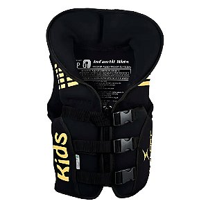 Colete Salva Vidas Kids Amarelo Neoprene Homologado P - X-Float