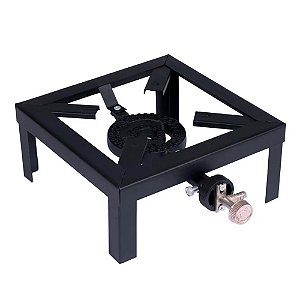 FOGAREIRO AÇO RUSTIC 33,5X24,5CM MOR