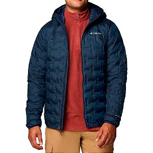 Jaqueta Masculina Delta Ridge II Down Capuz Collegiate Navy - Columbia