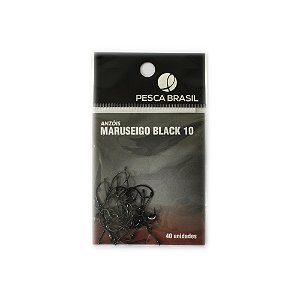 Anzol Maruseigo Black 10 40 Unidades - Pesca Brasil