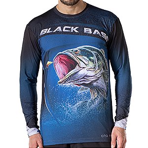 Camiseta De Pesca UV50+ Black Bass - Oro Adventure