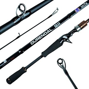 Vara Para Carretilha Durendal 25C 4 Partes 12-25 Lbs - Pesca Brasil
