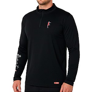 Camiseta Poliamida Uv 50+ Icy Classic Preta - Bait
