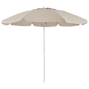 Guarda-Sol Bagum Top 2.40m Aluminio/Fibra de Vidro Bege - Bel