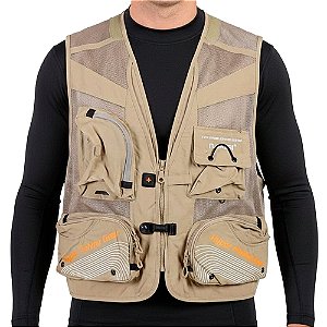 Colete de Pesca Bege XXXXL - Maruri