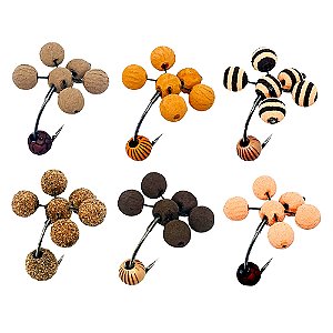 Anteninha Cruzada Bolinha 9 Sortido - Flex Fishing