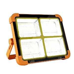 Lanterna Led Recarregável Com Placa Solar BOM-4507 - B-Max