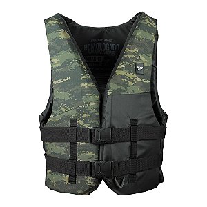Colete Salva Vidas Homologado N1 Army - Prolife