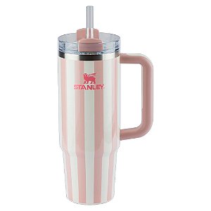 Copo Com Canudo Quencher 887ml Peach Caba - Stanley