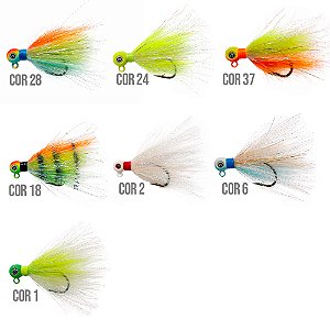 Isca Articial Jig Foguetinho 10g Anzol 5/0 Cor - Itaipu Jigs