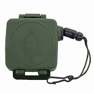 Fiel Retrátil Emblema Brasil Verde - Bélica