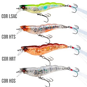 Isca Artificial Yozuri Crystal 3D Shirimp 70mm 6.5g - Yozuri