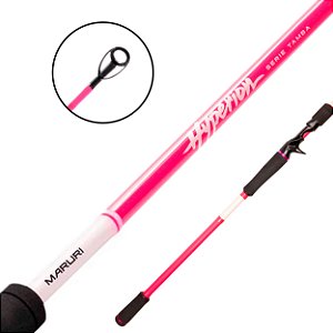Vara Para Carretilha 2 Partes Hyperion Tamba 30-60Lb 270cm Rosa - Maruri