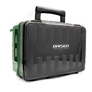Caixa De Pesca Daisen DS 408 Preto / Verde - Maruri