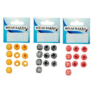 Miçanga Mini Abacaxi C/10 un Ref.370 - Bóia Barão