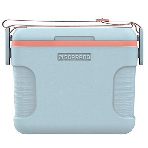 Caixa Térmica Everest 8 Litros Azul / Laranja - Soprano