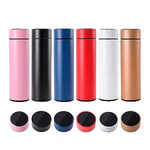 Garrafa Térmica De Aço Inoxidável 500Ml Cor Sortida - Ecooda