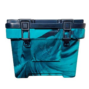 Caixa Térmica 30 Litros Frost Cooler Verde Acompanha tábua de carne - Polaris