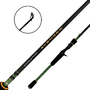 Vara Carretilha Avenger Expedition 4 Partes 1.83m - Marine